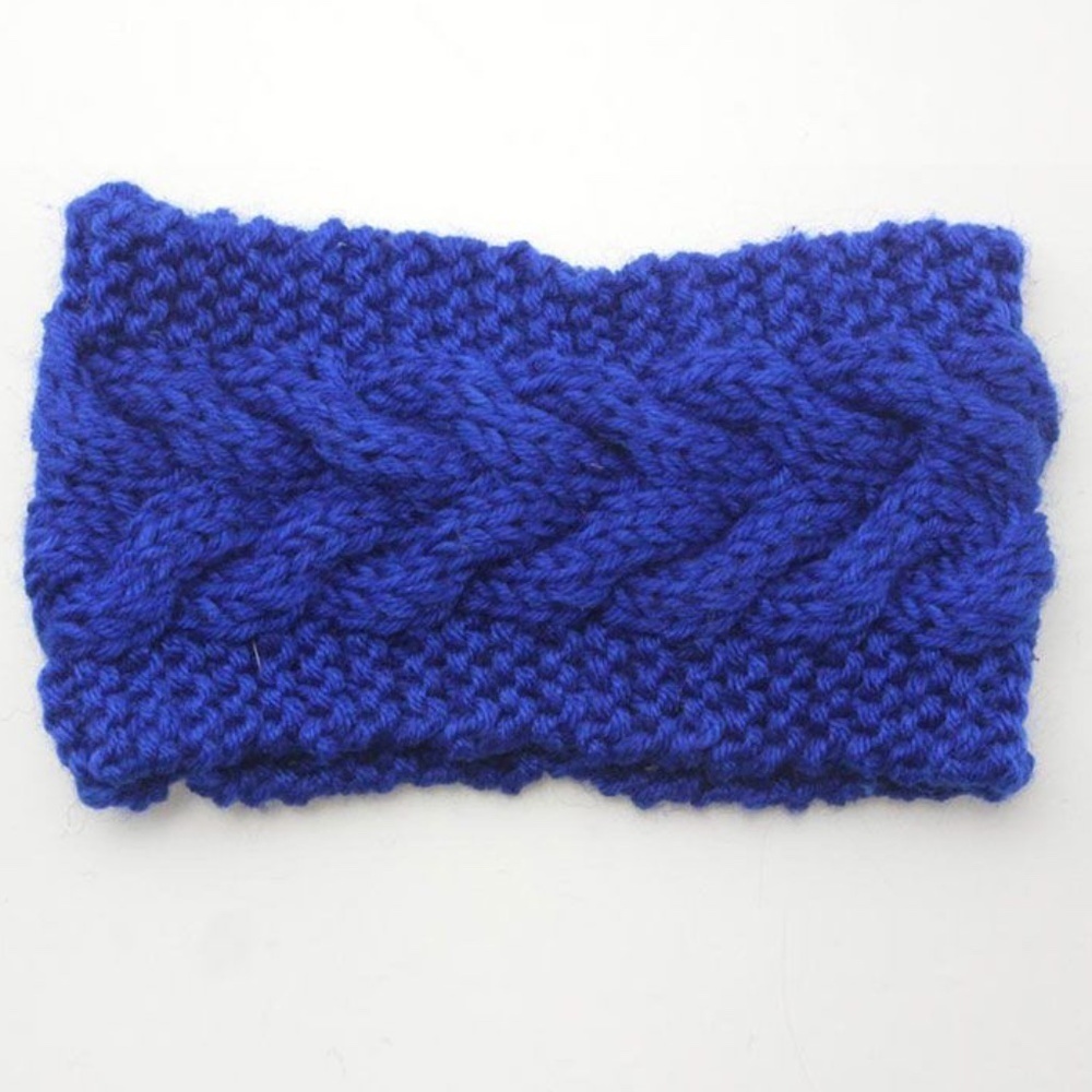 *ZOE* Cobalt Blue Handmade Woven Fashion Headband